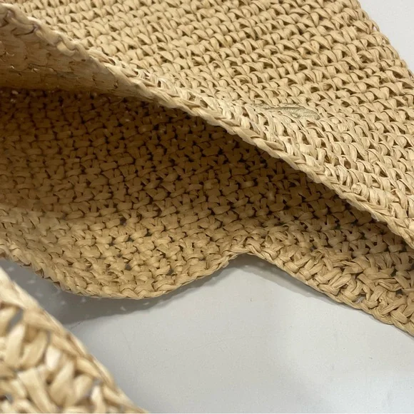 Coach Natural Straw Crochet Tote Bag - Picture 4 of 4